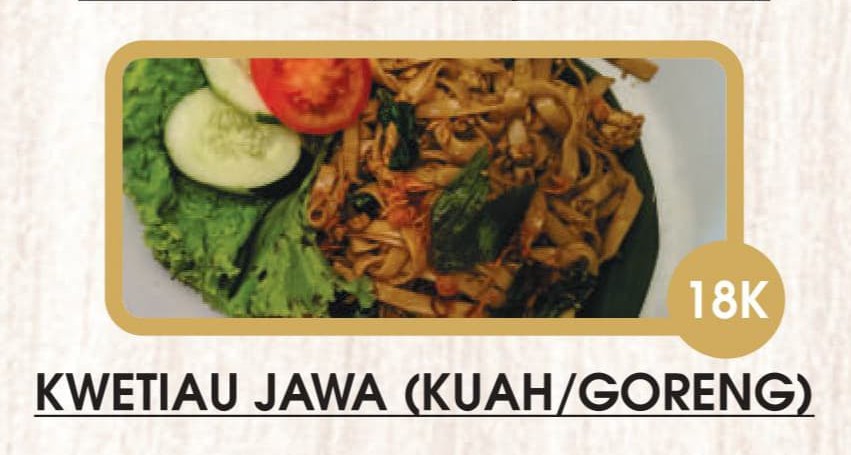 Kwetiaw Jawa (Kuah/Goreng)