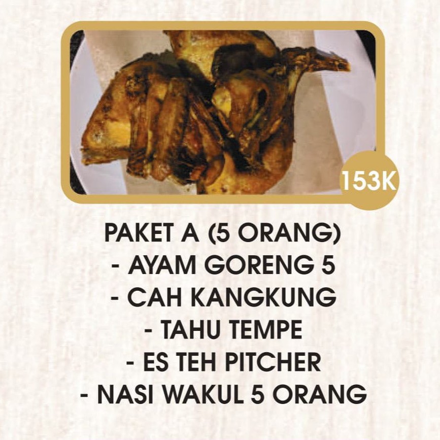 Paket Regular A (5 orang)