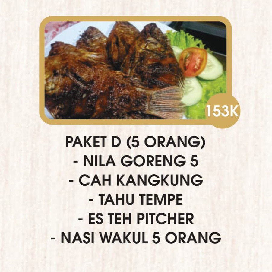 Paket Regular D (5 orang)