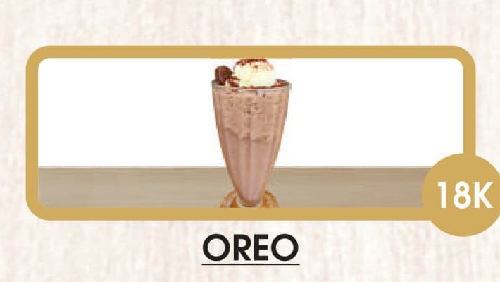 Milkshake Oreo