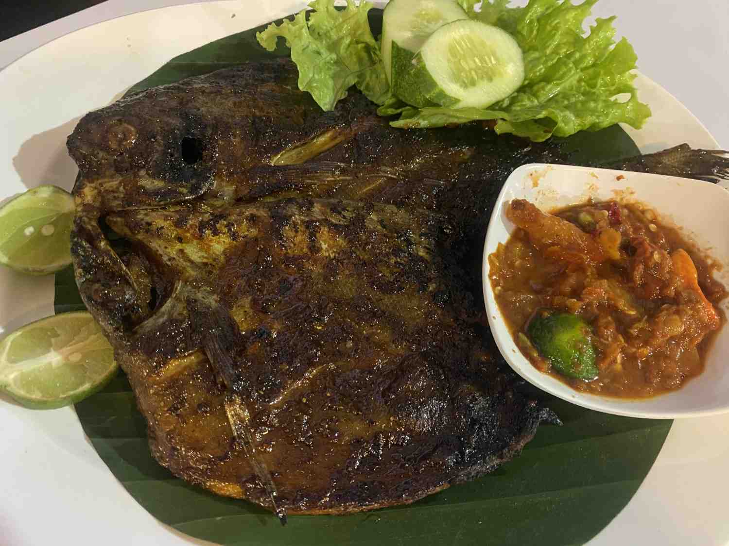 Ikan Kakap Putih Bakar